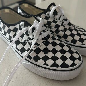 Checkered vans | brand new